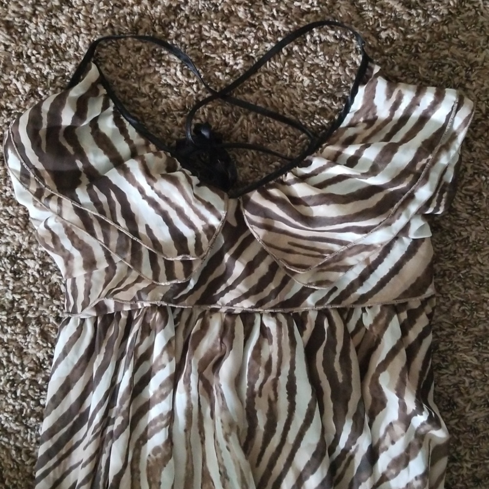NWOT Animal print maxi dress